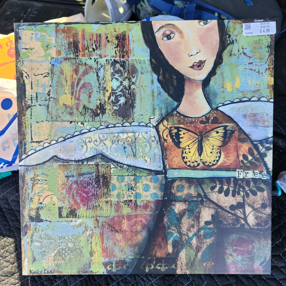 Colorful Angel Art Canvas